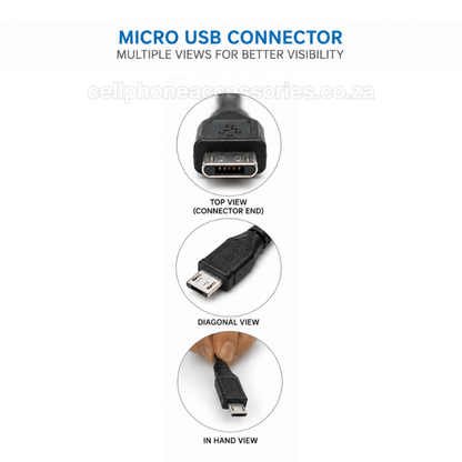 UNI Unigro+ Travel Charger with Micro USB Cable – Wall Charger Compatible for Android Smartphones, Mobile Phones & Micro USB Devices – Black