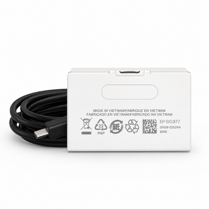 USB Type-C to Type-C Fast Charging Cable 1 Meter – Compatible Charging & Data Transfer Cable Black