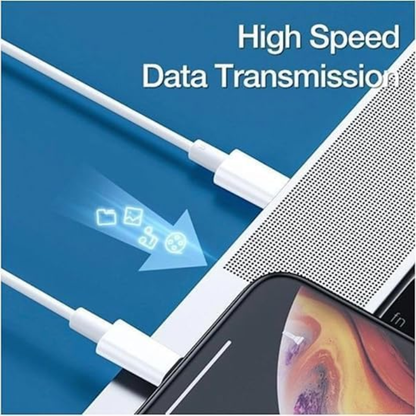 USB-C to Lightning Charging & Data Sync Cable Compatible for iPhone, iPad & AirPods White