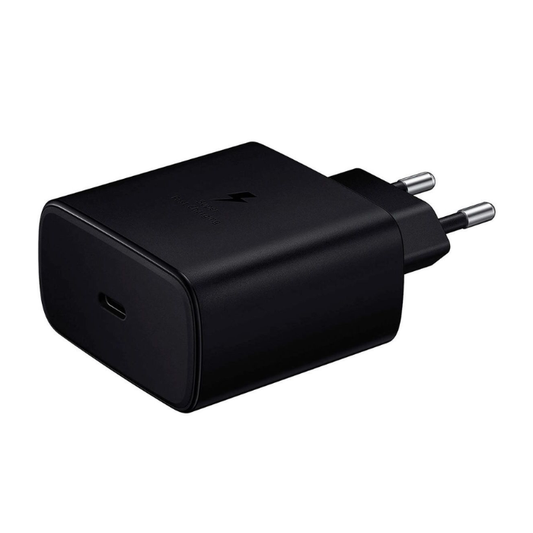 45W USB-C PD Super Fast Charging Adapter Compatible for Samsung & USB-C Devices Black