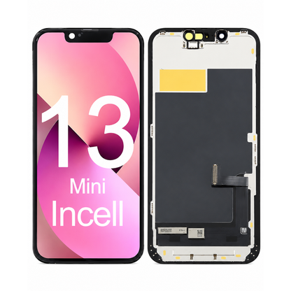 iPhone 13 Mini Compatible In-Cell LCD Display Screen Assembly Replacement – Black