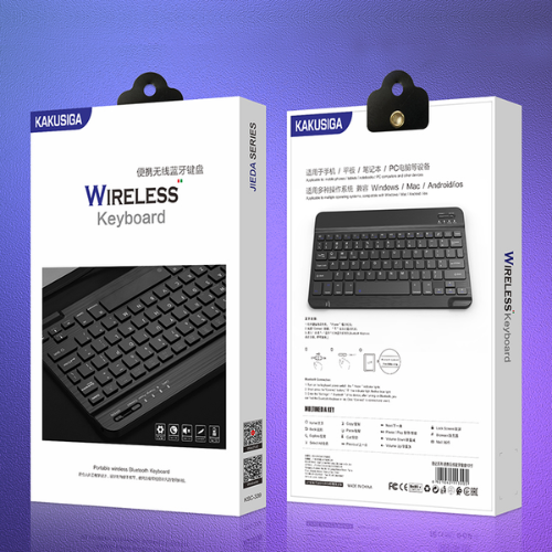 Kakusiga KSC-339 Wireless Bluetooth Keyboard Rechargeable Ultra Slim
