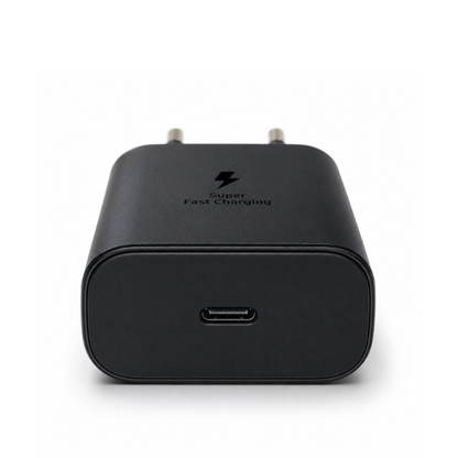 45W USB-C PD Fast Charging Travel Adapter with USB-C to USB-C 5A Cable – Black