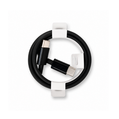 60W, USB-C to USB-C Fast Charging Cable 1m Black, Type-C Charging and Data Cable, Compatible with USB-C Smartphones, Tablets, Power Banks and Chargers