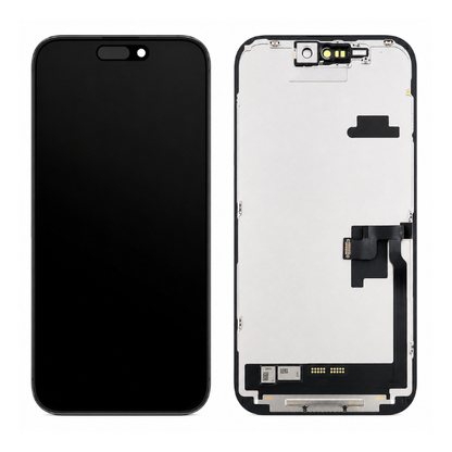 iPhone 16 Pro Max In-Cell LCD Compatible replacement screen assembly with flex cable and frame
