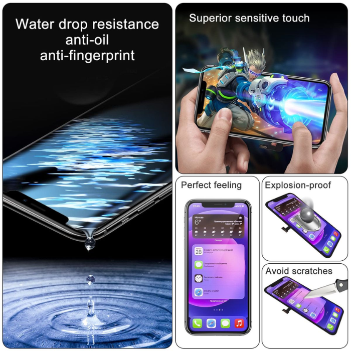 iPhone 16 Pro Max In-Cell LCD Compatible replacement screen assembly with flex cable and frame