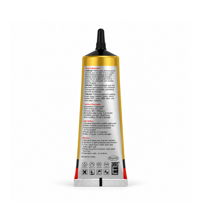 GSE T-7000 Multi-Purpose Repair Adhesive Glue 110ml with Fine Precision Applicator Tip, Suitable for Cellphone Screen Repair, Back Cover Bonding and Electronics Assembly