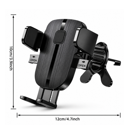 GERLAX GT-14 Universal Car Air Vent Phone Holder Adjustable 360° Rotation - Black