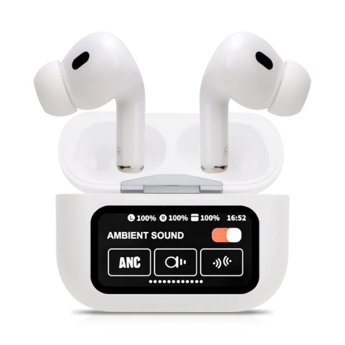 Touch Screen ANC Wireless Earbuds with Smart Display