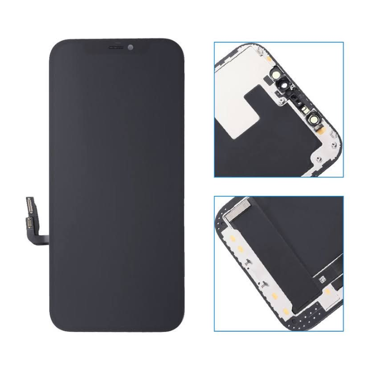 iPhone 12 (A2403) & iPhone 12 Pro (A2406) In-Cell LCD Display Touch Screen Digitizer Assembly – Black