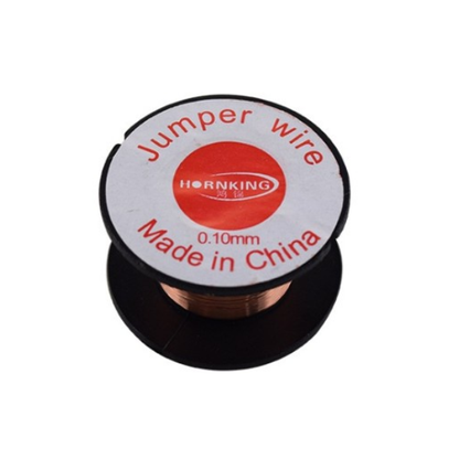 0.10mm Jumper Wire Repair Soldering Wire Compatible for Mobile Phone PCB & Micro Soldering Repairs