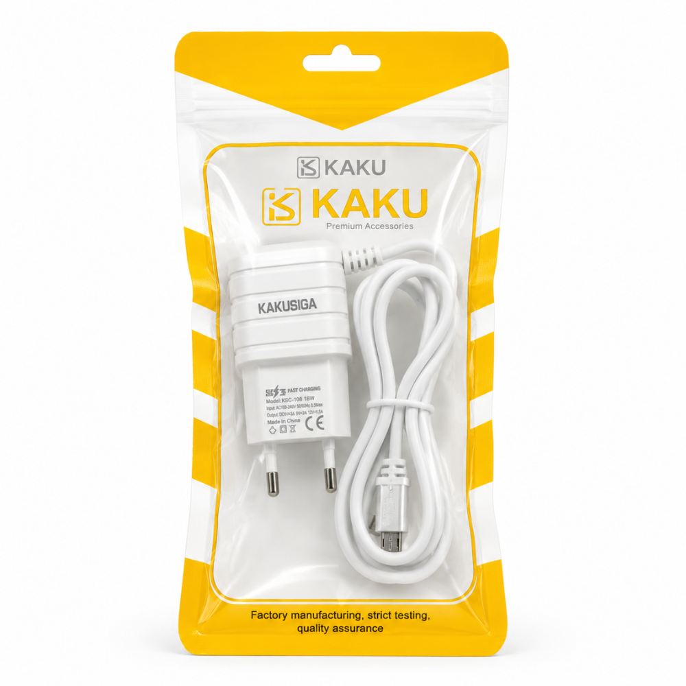 KAKUSIGA KSC-108 6W USB Wall Charger with Micro USB Cable