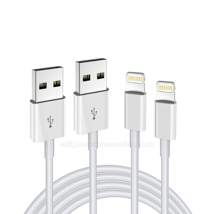 iPhone Lightning USB Fast Charging & Data Sync Cable Pack of 2