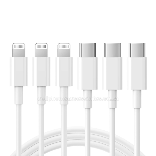 USB-C to Lightning Fast Charging Cable Pack of 3 Compatible for iPhone & iPad