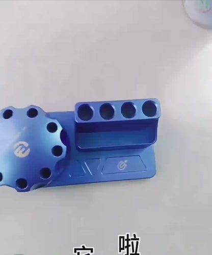 Screwdriver Storage Rack & 360° Rotating Tool Organizer Blue - KOOCU KC-ST331